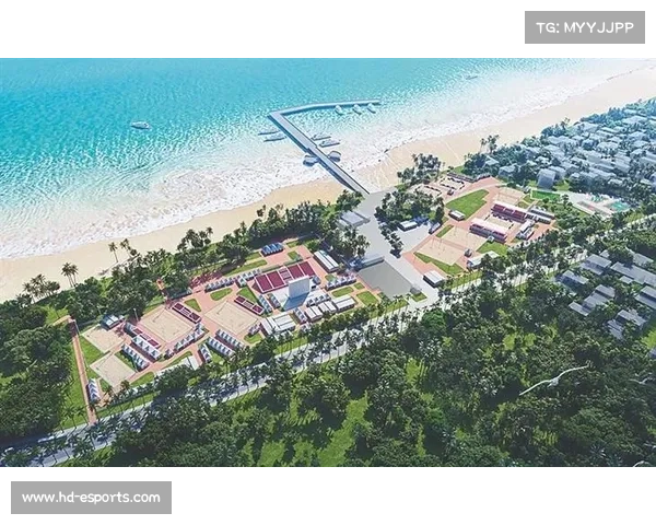 三亚亚沙会沙滩排球场地竣工,采用可回收材料建设临时设施